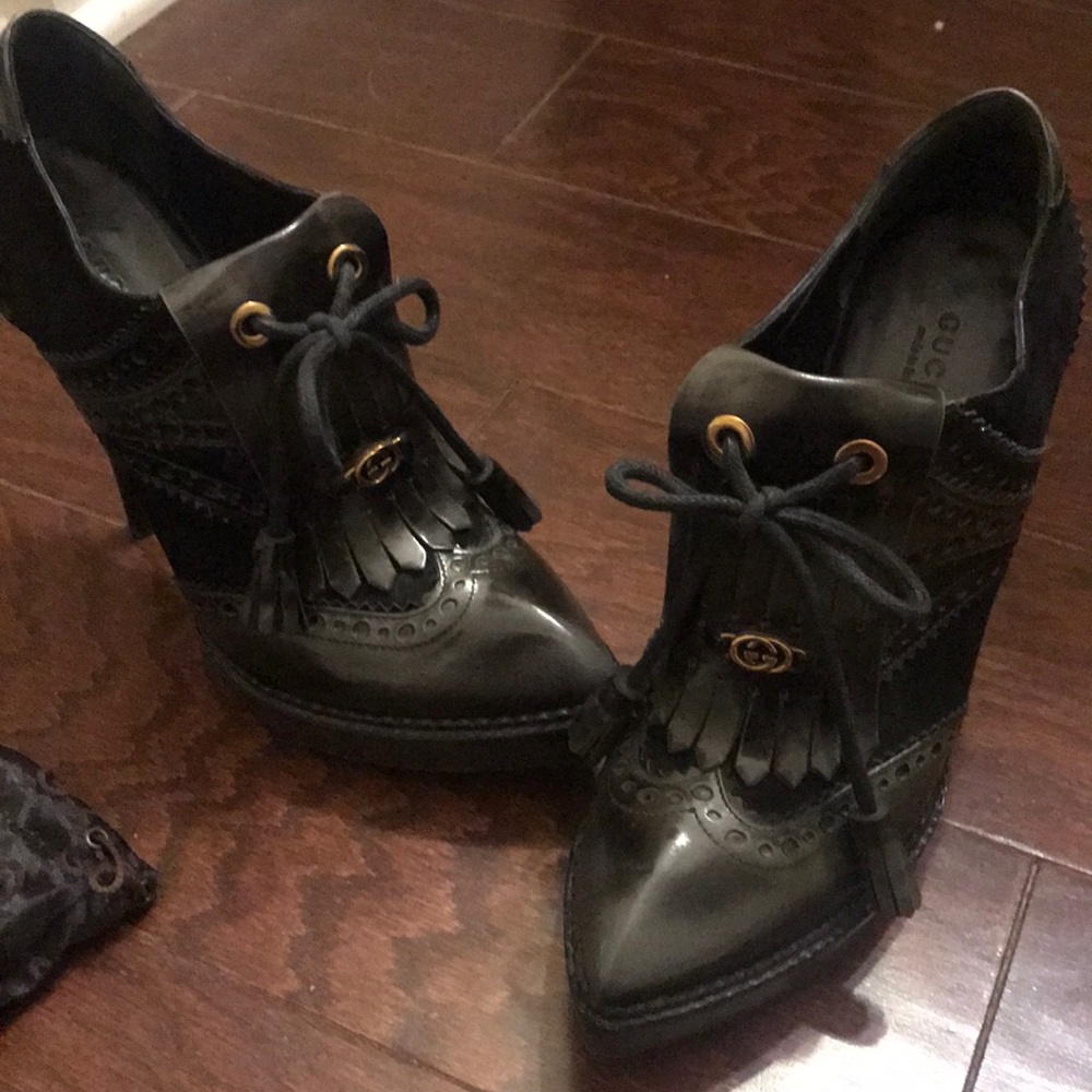 Gucci black booties